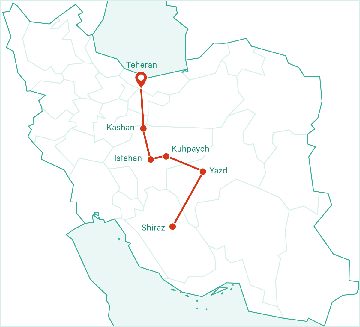 Tour Reise durch den Iran