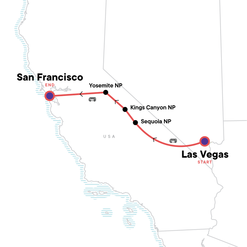 Tour Campingtrip durch die US-Nationalparks