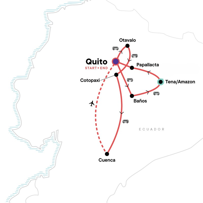 Tour Amazonas und Berge - Ecuador